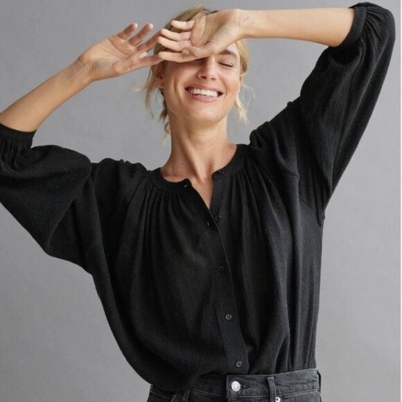 Jenni Kayne Long-Sleeve Willow Blouse NWOT - Picture 2 of 4